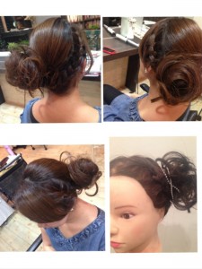 ヘアアレンジ完成写真 ヘアアレンジ完成写真