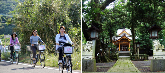 壱岐ちゃりと住吉神社