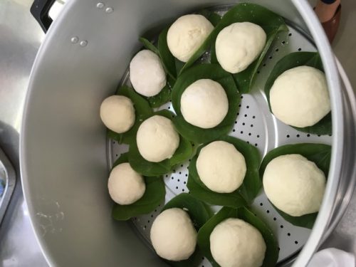 蒸かす前